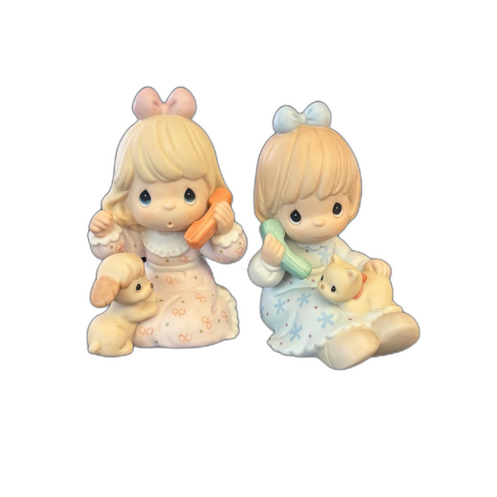 Precious Moments Calling To Say You’re Special PM0011 2001 Members Only 2pc Set